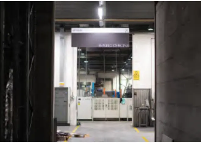 CNC cutting at the Diemmebi works