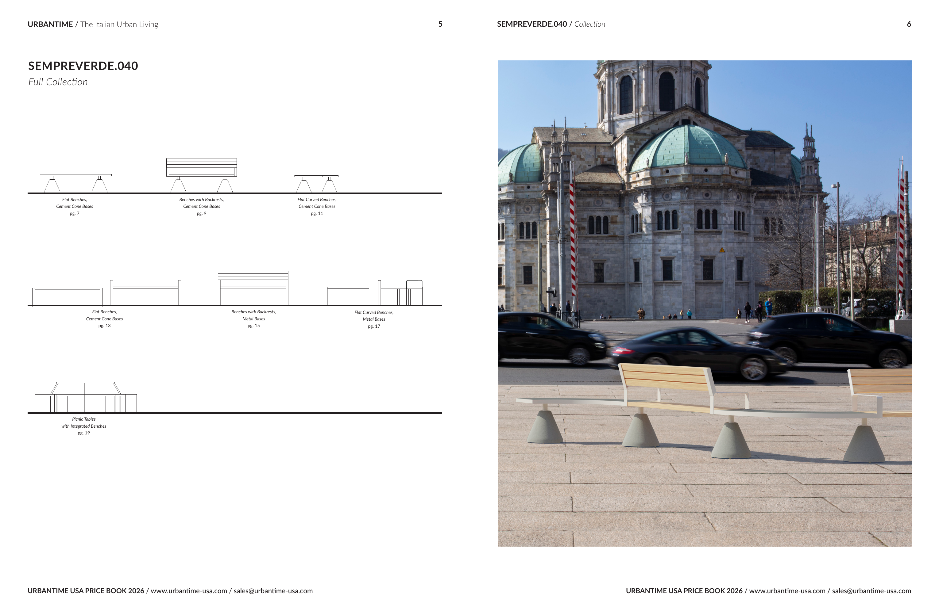 Sempreverde.040 2026 price book, spread 3 of 15 — Full collection index