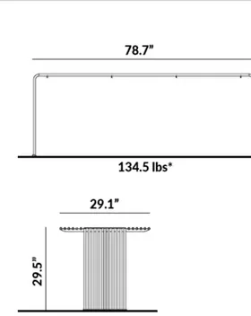 Rectangular Table dimensions