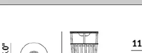 Customizable Single Pole-Mounted Litter Bin dimensions