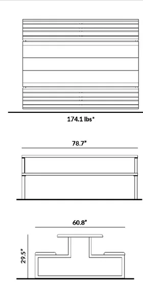 Picnic Table dimensions