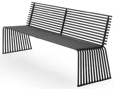 Bench with Backrest