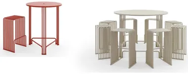 4-Seater Round Picnic Table