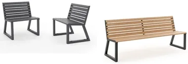 Left Arm for Bench with Backrest (Note: Single Arm)
