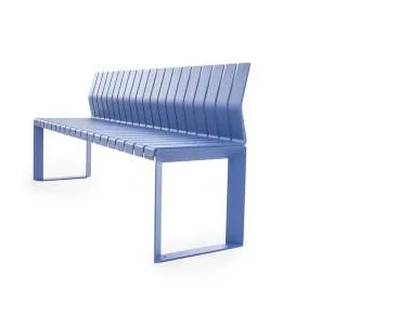 2-Seat Bench with Backrest & Armrests (47.2" long)